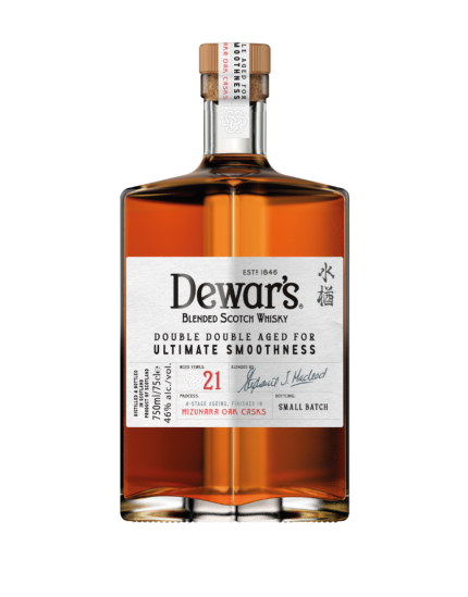 DEWARS SCOTCH BLENDED DOUBLE AGED IN MIZUNARA CASKS 21YR 750ML