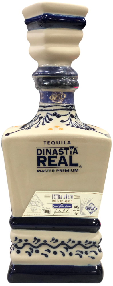 DINASTIA REAL TEQUILA EXTRA ANEJO SINGLE BARREL CERAMIC BOTTLE 5YR 750ML