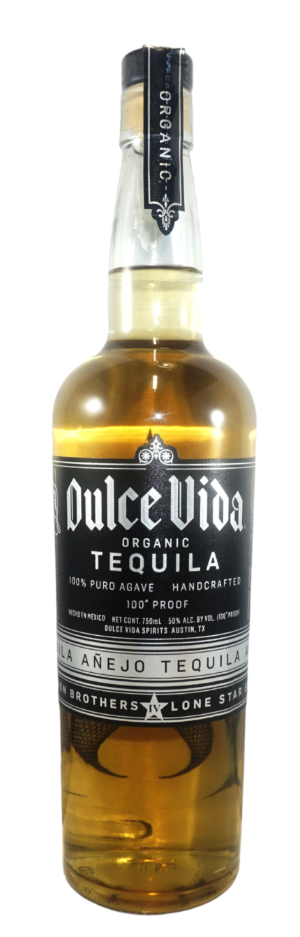 DULCE VIDA LONE STAR TEQUILA ORGANIC ANEJO 100PF 750ML