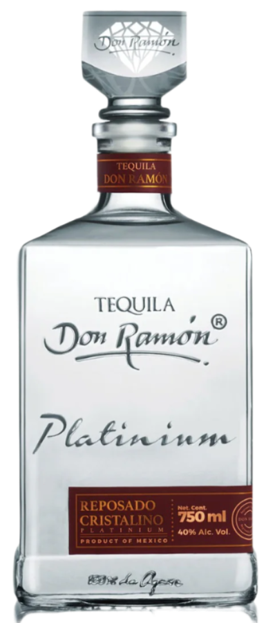 DON RAMON TEQUILA PLATINIUM REPOSADO CRISTALINO 750ML