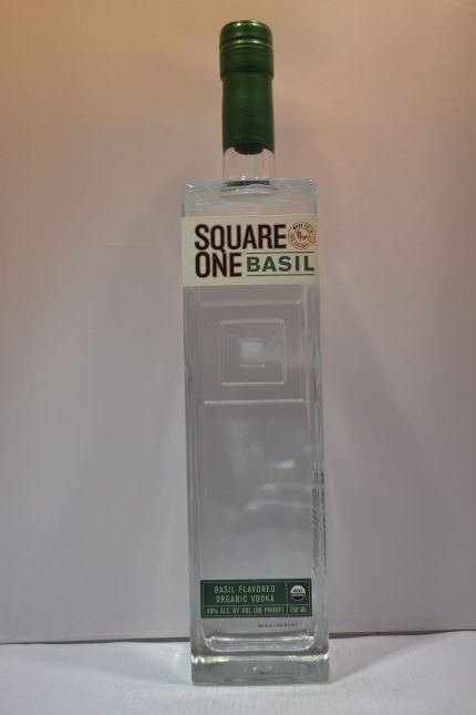 SQUARE ONE VODKA BASIL ORGANIC IDAHO 750ML