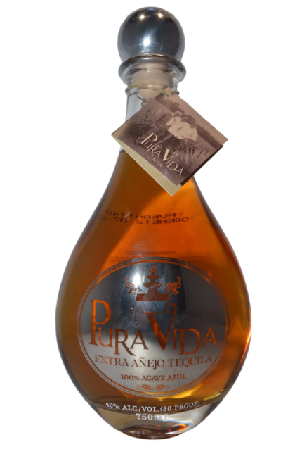 PURA VIDA TEQUILA EXTRA ANEJO 750ML