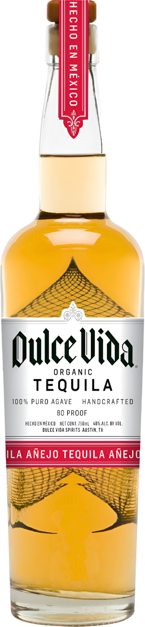 DULCE VIDA TEQUILA ANEJO ORGANIC 80PF 750ML