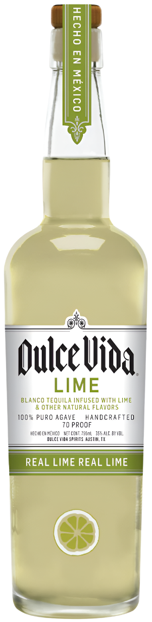 DULCE VIDA TEQUILA BLANCO INFUSED WITH LIME 70PF 750ML