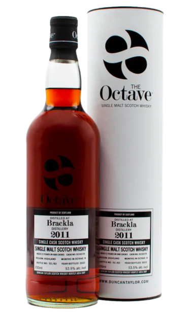 DUNCAN TAYLOR BRACKLA SCOTCH SINGLE MALT SINGLE SHERRY CASK 11YR 750ML