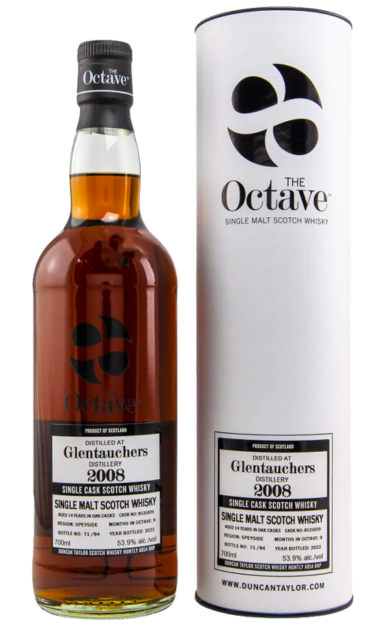 DUNCAN TAYLOR GLENTAUCHERS SCOTCH SINGLE MALT SINGLE SHERRY CASK 14YR 750ML