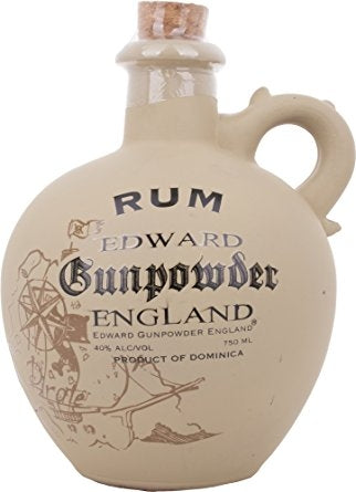 EDWARD GUNPOWDER ENGLAND RUM DOMINICA 750ML