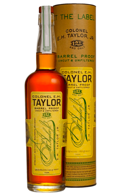 COLONEL E H TAYLOR BOURBON BARREL PROOF UNCUT & UNFILTERED KENTUCKY 750ML