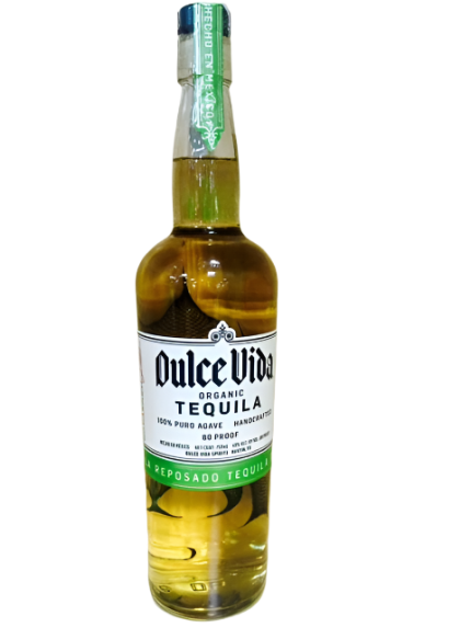 DULCE VIDA TEQUILA REPOSADO ORGANIC 80PF 750ML