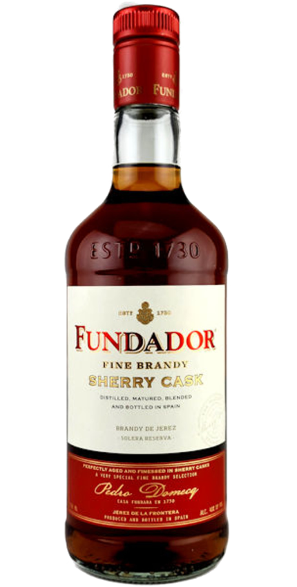 FUNDADOR BRANDY SHERRY CASK SPAIN 750ML