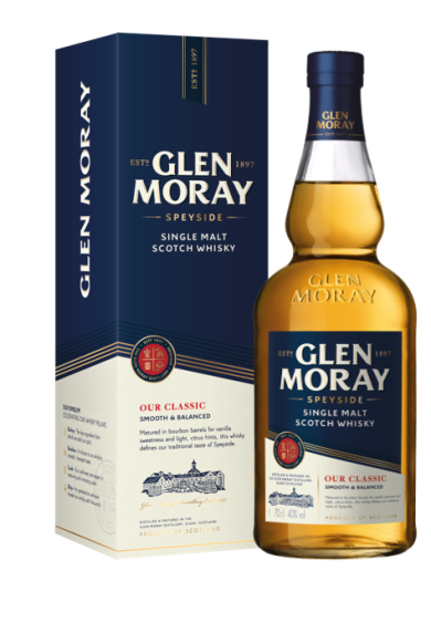 GLEN MORAY SCOTCH SINGLE MALT CLASSIC SPEYSIDE 750ML