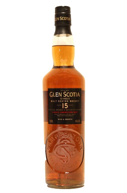 GLEN SCOTIA SCOTCH SINGLE MALT 92PF 15YR 750ML