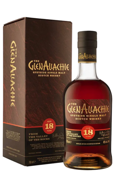 GLENALLACHIE SCOTCH SINGLE MALT SPEYSIDE 18YR 700ML