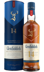 GLENFIDDICH SCOTCH SINGLE MALT BOURBON BARREL RESERVE 14YR 750ML