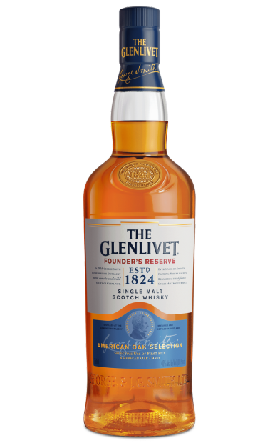 GLENLIVET SCOTCH SINGLE MALT FOUNDERS RESERVE SPEYSIDE 750ML