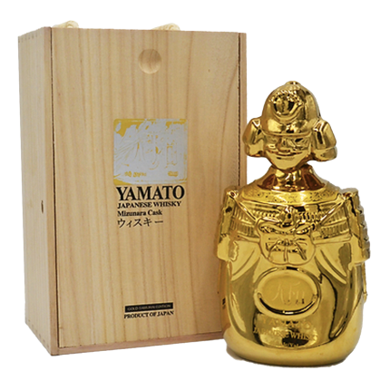 YAMATO WHISKY MIZUNARA CASK GOLD SAMURAI EDITION JAPAN 750ML