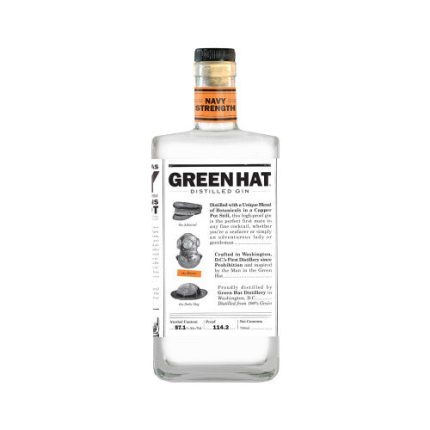 GREEN HAT GIN NAVY STRENGTH WASHINGTON DC 750ML