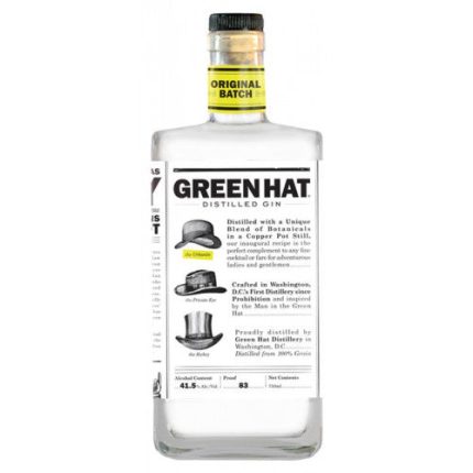 GREEN HAT GIN ORIGINAL BATCH WASHINGTON DC 750ML