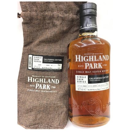 HIGHLAND PARK SCOTCH SINGLE CASK CALIFORNIA EDITION 13YR 2005 TO 2018 750ML