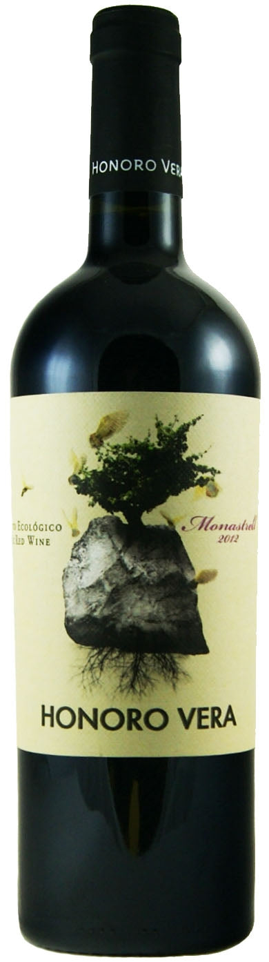 HONORO VERA RED WINE MONASTRELL ORGANIC GRAPES JUMILLA SPAIN 2022