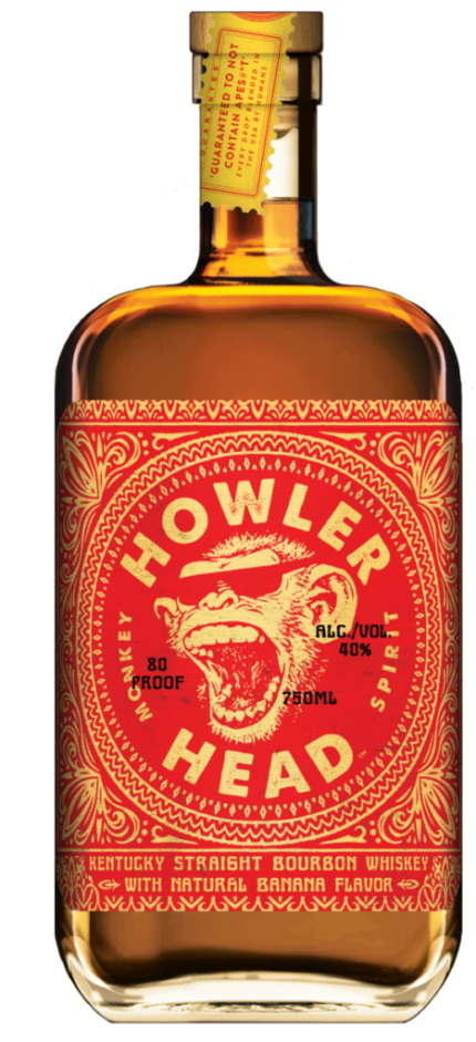 HOWLER HEAD WHISKEY BANANA FLAVOR SOUTH CAROLINA 750ML