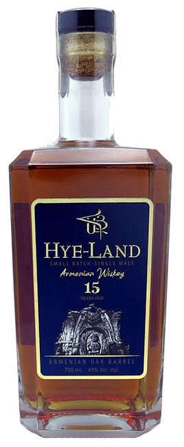 HYE LAND WHISKEY SINGLE MALT SMALL BATCH ARMENIA 15YR 750ML