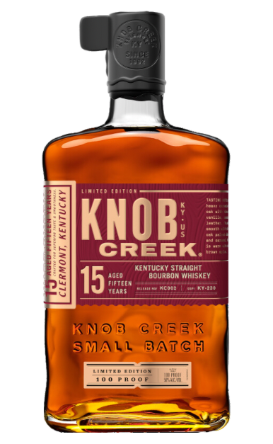 KNOB CREEK BOURBON STRAIGHT LIMITED EDITION KENTUCKY 15YR 750ML