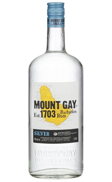 MOUNT GAY ECLIPSE RUM SILVER BARBADOS 1.75LI