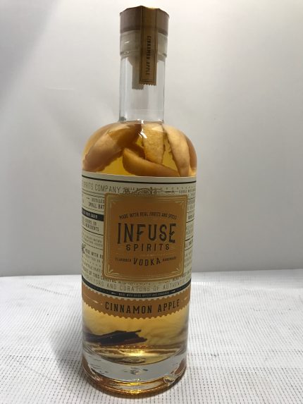 INFUSE SPIRITS VODKA CINNAMON APPLE REAL FRUIT GLUTEN FREE 750ML