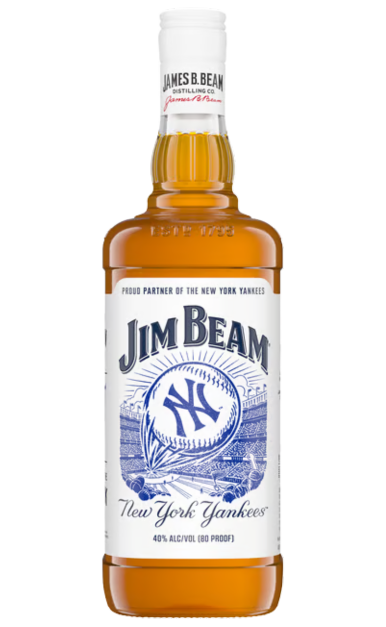 JIM BEAM BOURBON STRAIGHT LIMITED YANKEES EDITION KENTUCKY 1LI