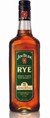 JIM BEAM WHISKEY RYE KENTUCKY 90PF 750ML