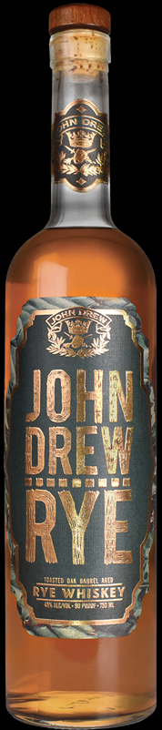 JOHN DREW WHISKEY RYE AGED IN TOASTED OAK BARREL CANADA 90PF 750ML