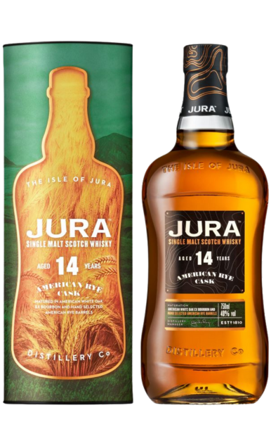JURA SCOTCH SINGLE MALT IN AMERICAN RYE CASK 14YR 750ML