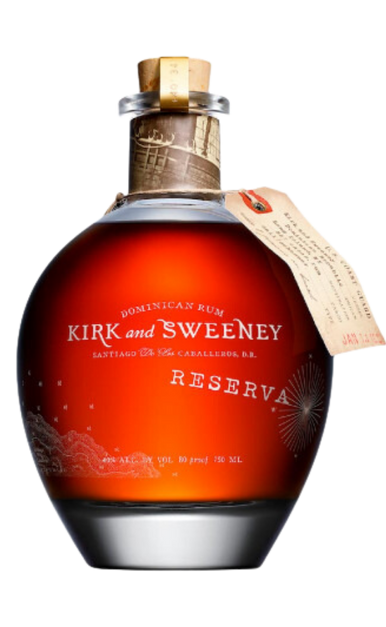 KIRK AND SWEENEY RUM RESERVA DOMINICAN  750ML