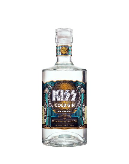 KISS GIN COLD PREMIUM DISTILLED NEW YORK STYLE SWEDEN 700ML