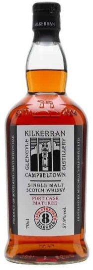 KILKERRAN DISTILLERY GLENGYLE SCOTCH SINGLE MALT PORT CASK MATURED 8YR 750ML