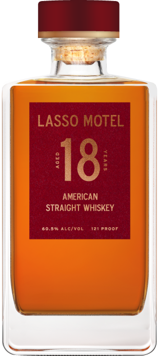 LASSO MOTEL WHISKEY STRAIGHT AMERICAN INDIANA 18YR 750ML