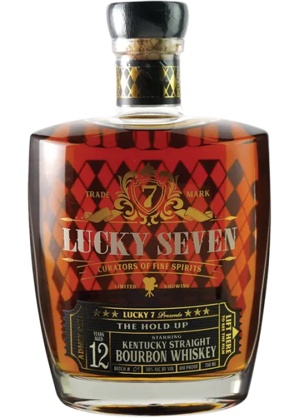 LUCKY SEVEN THE HOLD UP BOURBON KENTUCKY 9YR 750ML
