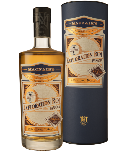 MACNAIRS EXPLORATION RUM PEATED 7YR PANAMA 700ML