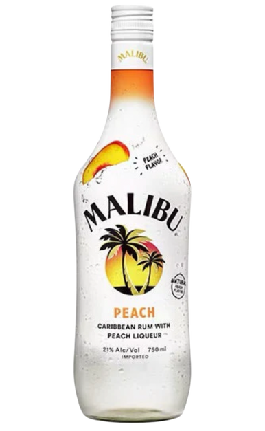MALIBU RUM PEACH CARIBBEAN 1LI