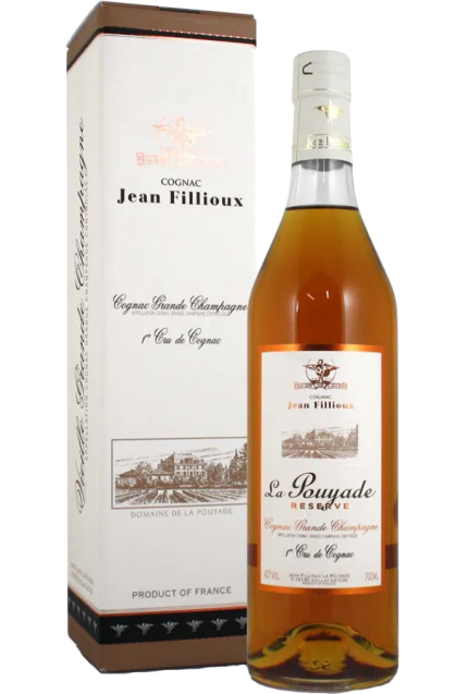 JEAN FILLIOUX LA POUYADE COGNAC RESERVE GRANDE CHAMPAGNE FRANCE 750ML