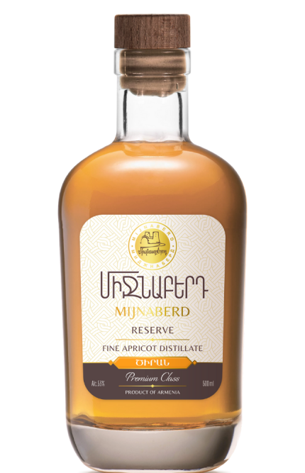 MIJNABERD BRANDY APRICOT RESERVE ARMENIA 3YR 750ML