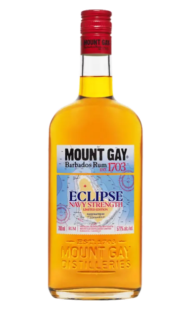 MOUNT GAY RUM ECLIPSE NAVY STRENGTH BARBADOS 750ML
