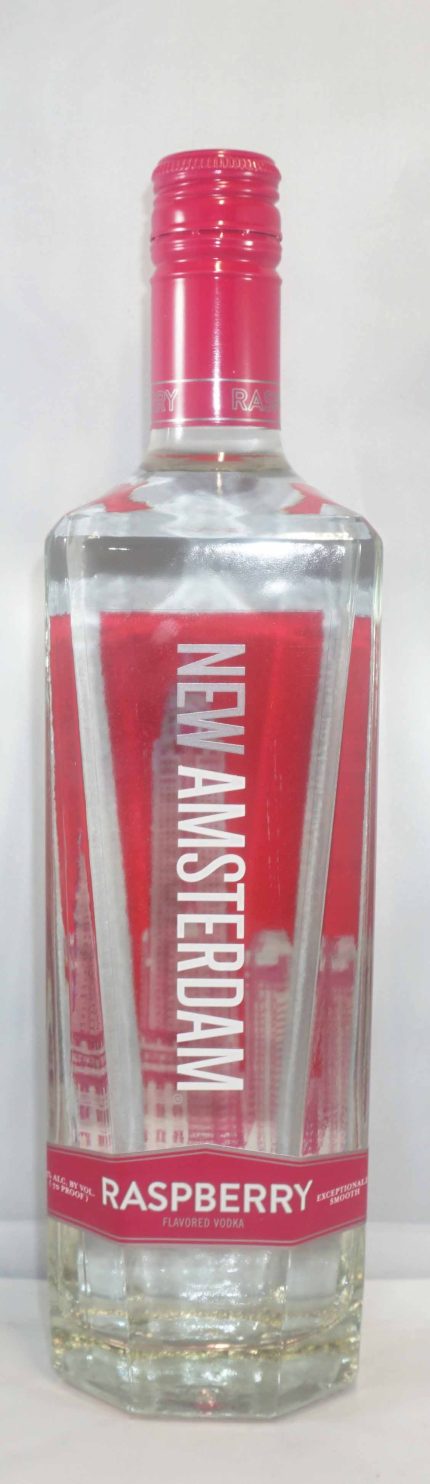 NEW AMSTERDAM VODKA RASPBERRY FLAVORED 750ML