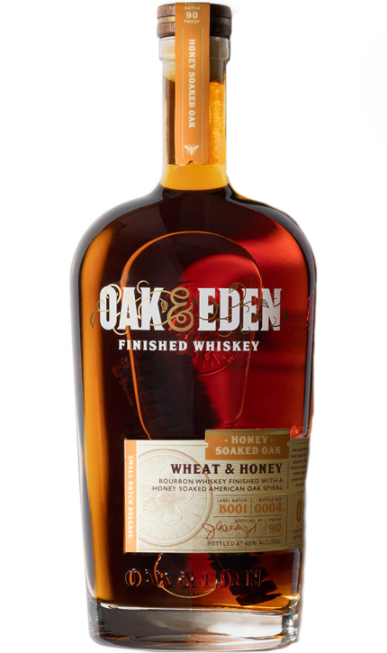 OAK & EDEN BOURBON SMALL BATCH RESERVE WHEAT & HONEY SOAKED OAK TEXAS 750ML