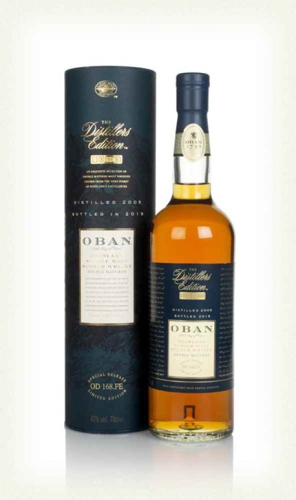 OBAN SCOTCH SINGLE MALT  DISTILLERS EDITION 2005 BOTTLED 2019 750ML