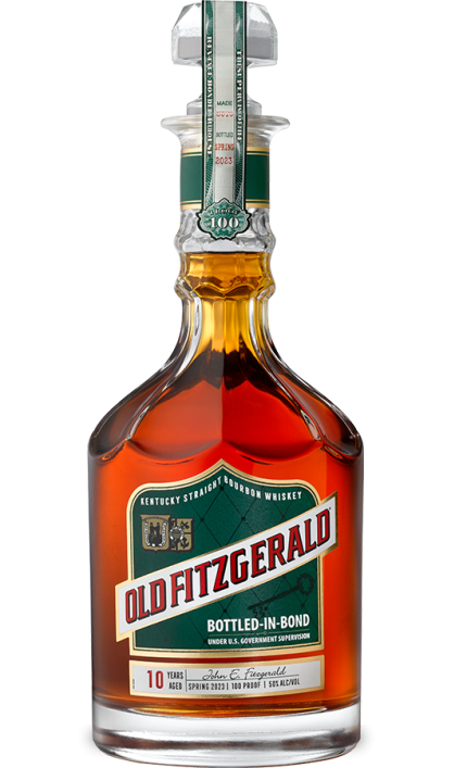 OLD FITZGERALD BOURBON STRAIGHT BOTTLED IN BOND KENTUCKY 10YR 100PF 750ML