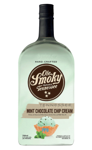 OLE SMOKY MINT CHOCOLATE CHIP CREAM TENNESSEE 750ML