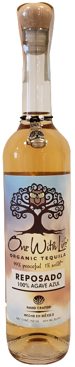 ONE WITH LIFE TEQUILA REPOSADO 750ML