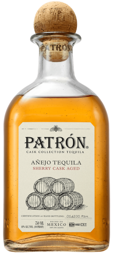 PATRON TEQUILA ANEJO CASK COLLECTION SHERRY CASK AGED 750ML